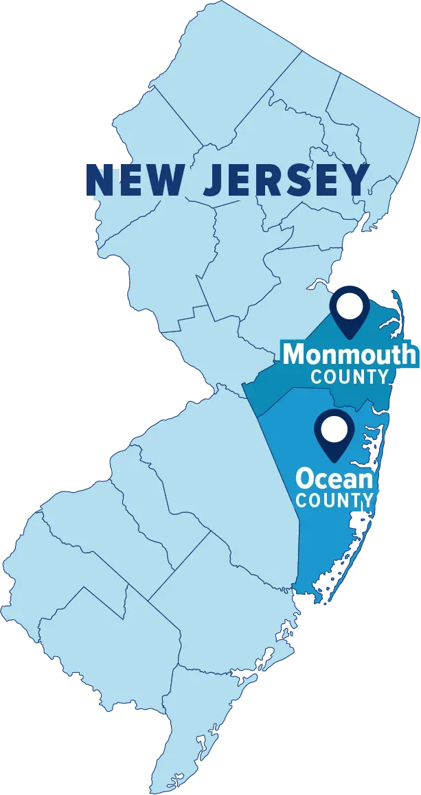 New Jersey Service Area Service Map Ozane Termite and Pest